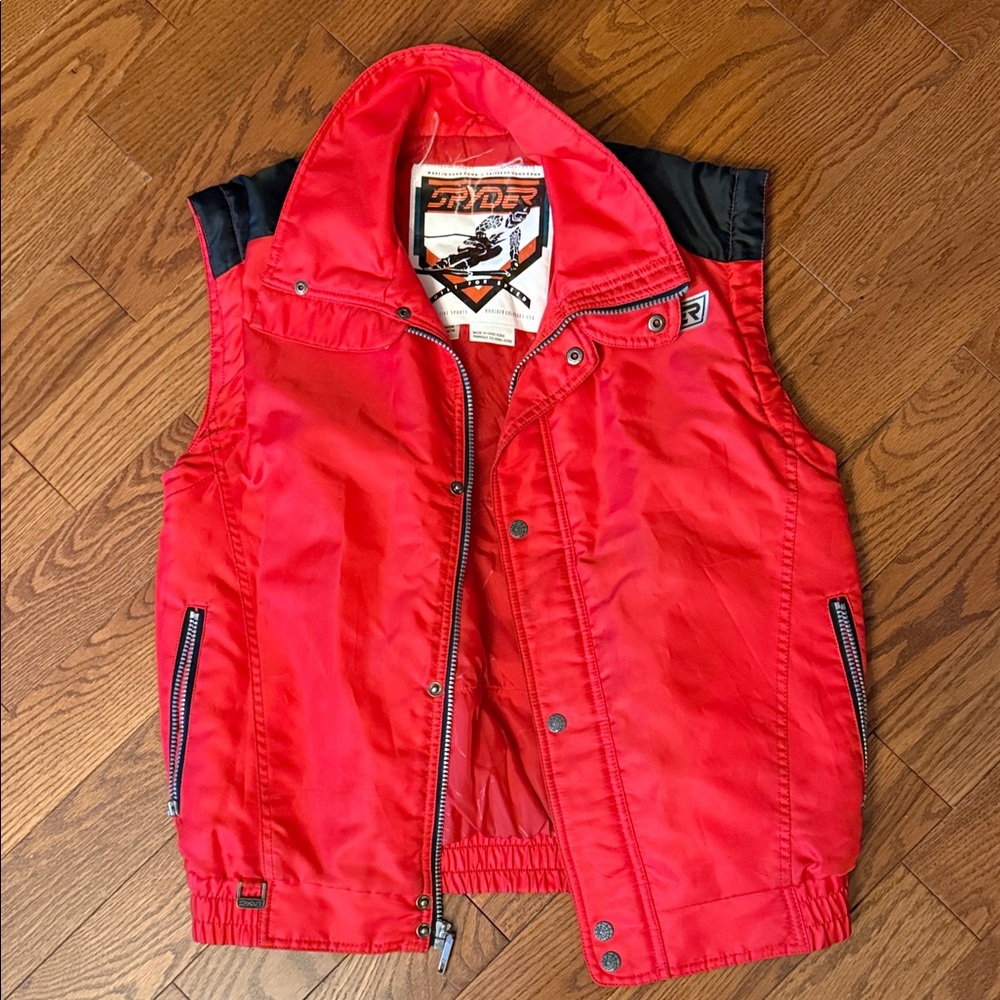 Men's Red Spyder vest - Picture 8 of 9